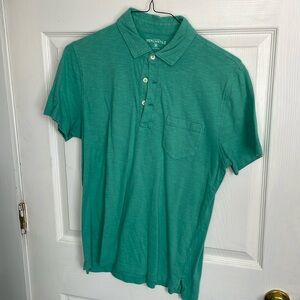 J Crew Green Polo Medium